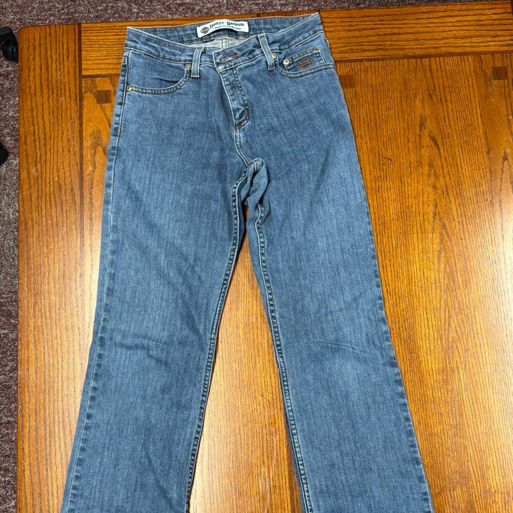 Women's size 4 Harley Davidson Jeans - like new